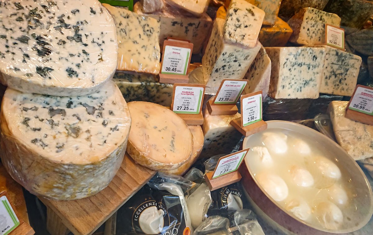 Formaggi francesi e italiani