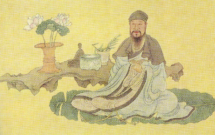 Chen Hongshou artist QS:P170,Q588110, Bai Juyi by Chen Hongshou, marked as public domain, more details on Wikimedia Commons