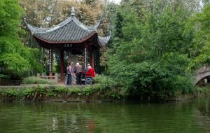 Giardino e lago Cina